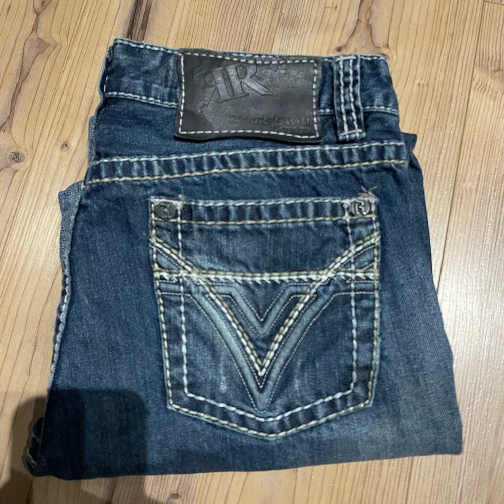 AR Men's Relaxed Denim Jeans in Indigo